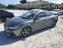 Nissan Sentra Vehiculos salvage en venta: 2021 Nissan Sentra SV