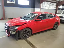 Honda salvage cars for sale: 2019 Honda Civic Sport