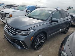 Volkswagen salvage cars for sale: 2024 Volkswagen Tiguan SEL R-LINE Black