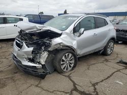 Salvage cars for sale at Woodhaven, MI auction: 2017 Buick Encore Preferred