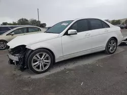 Salvage cars for sale at Orlando, FL auction: 2013 Mercedes-Benz C 300 4matic