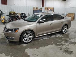 Salvage cars for sale at Hurricane, WV auction: 2015 Volkswagen Passat SEL