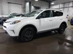 Salvage cars for sale at Ham Lake, MN auction: 2018 Toyota Rav4 LE