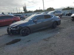 Salvage cars for sale at Miami, FL auction: 2024 Lexus ES 350 F Sport Handling