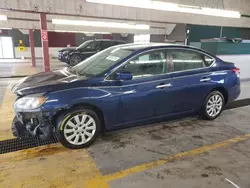 Nissan Vehiculos salvage en venta: 2017 Nissan Sentra S