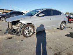 Salvage cars for sale at Grand Prairie, TX auction: 2019 Hyundai Elantra SEL