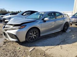 Salvage cars for sale at Franklin, WI auction: 2022 Toyota Camry Night Shade