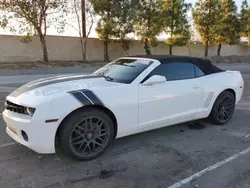 Salvage cars for sale at Rancho Cucamonga, CA auction: 2012 Chevrolet Camaro LT