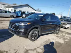 Salvage cars for sale at Pekin, IL auction: 2021 Hyundai Tucson Limited