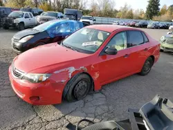 Salvage cars for sale at Portland, OR auction: 2008 Subaru Impreza 2.5I