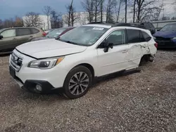 Subaru Outback salvage cars for sale: 2017 Subaru Outback 2.5I Limited