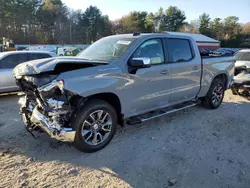 Salvage cars for sale at Mendon, MA auction: 2024 Chevrolet Silverado K1500 LT-L