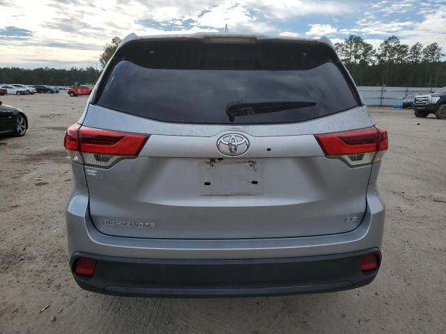 2019 Toyota Highlander LE