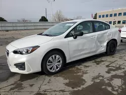 Subaru Impreza salvage cars for sale: 2019 Subaru Impreza