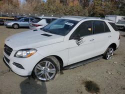 Mercedes-Benz m-Class salvage cars for sale: 2015 Mercedes-Benz ML 250 Bluetec