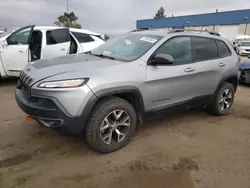 Clean Title Cars for sale at auction: 2015 Jeep Cherokee Trailhawk