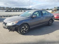 Salvage cars for sale at Dunn, NC auction: 2017 Honda Accord LX