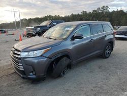 Toyota salvage cars for sale: 2018 Toyota Highlander LE