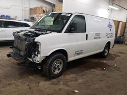 Salvage trucks for sale at Ham Lake, MN auction: 2017 GMC Savana G2500