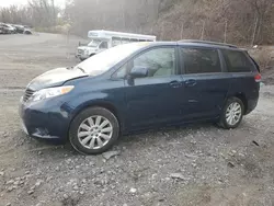 Salvage cars for sale at Marlboro, NY auction: 2012 Toyota Sienna LE