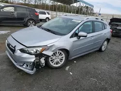 Salvage cars for sale at Spartanburg, SC auction: 2018 Subaru Impreza Premium