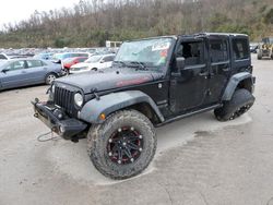 Salvage cars for sale from Copart Hurricane, WV: 2016 Jeep Wrangler Unlimited Sport