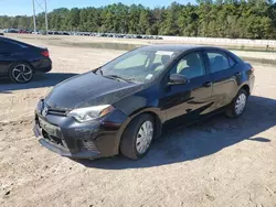 Salvage cars for sale at Greenwell Springs, LA auction: 2015 Toyota Corolla L