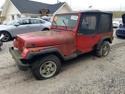 Salvage cars for sale from Copart Northfield, OH: 1994 Jeep Wrangler / YJ SE