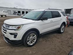 Salvage cars for sale at Riverview, FL auction: 2019 Ford Explorer XLT