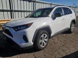 Salvage cars for sale at Dyer, IN auction: 2019 Toyota Rav4 LE