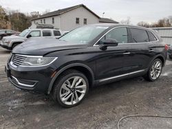 Salvage cars for sale at York Haven, PA auction: 2017 Lincoln MKX Reserve