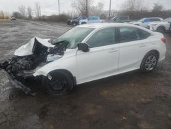 Honda salvage cars for sale: 2022 Honda Civic LX