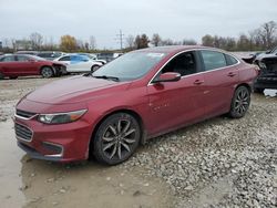 Chevrolet salvage cars for sale: 2017 Chevrolet Malibu LT