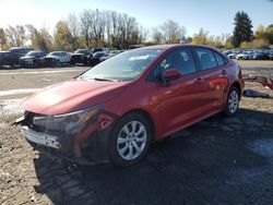 Toyota salvage cars for sale: 2021 Toyota Corolla LE