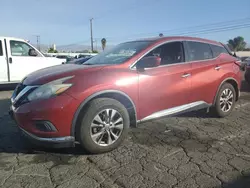 Nissan salvage cars for sale: 2015 Nissan Murano S