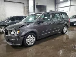 Carros salvage a la venta en subasta: 2016 Dodge Grand Caravan SE