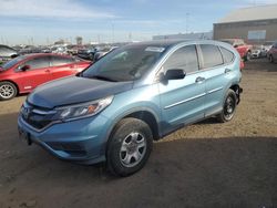 Salvage cars for sale at Brighton, CO auction: 2015 Honda CR-V LX