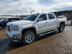 Salvage cars for sale from Copart Colorado Springs, CO: 2015 GMC Sierra K1500 SLT