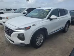 Salvage cars for sale at Riverview, FL auction: 2019 Hyundai Santa FE SEL