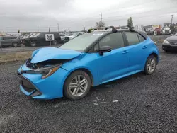 Salvage cars for sale at Eugene, OR auction: 2021 Toyota Corolla SE