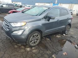 Ford Ecosport salvage cars for sale: 2022 Ford Ecosport Titanium