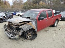 Salvage cars for sale at Waldorf, MD auction: 2009 Nissan Frontier Crew Cab SE