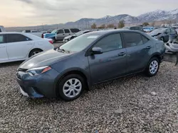 Toyota salvage cars for sale: 2016 Toyota Corolla L