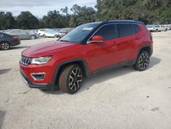 Salvage cars for sale at Ocala, FL auction: 2017 Jeep Compass Limited