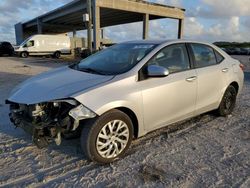 Salvage cars for sale at West Palm Beach, FL auction: 2019 Toyota Corolla L