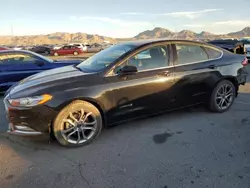 Salvage cars for sale at North Las Vegas, NV auction: 2017 Ford Fusion SE Hybrid