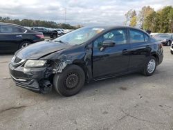 Honda salvage cars for sale: 2015 Honda Civic LX