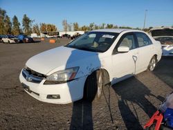 Honda salvage cars for sale: 2007 Honda Accord SE