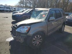 Salvage cars for sale at Glassboro, NJ auction: 2005 Honda CR-V EX