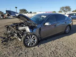 Salvage cars for sale at San Diego, CA auction: 2014 Infiniti Q50 Base